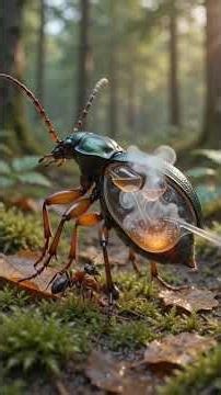 How Does a Bombardier Beetle Shoot Boiling Chemicals? 😱 | Science Explained