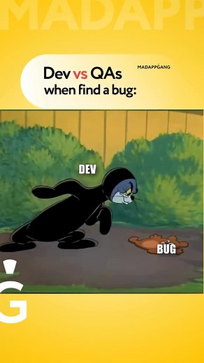 Dev VS QA #codinghumor #developerlife #programmerproblems | MadAppGang
