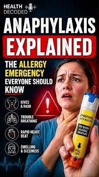 Anaphylaxis Explained: The Allergy Emergency You Should Know #anaphylaxis #allergies #healthdecoded