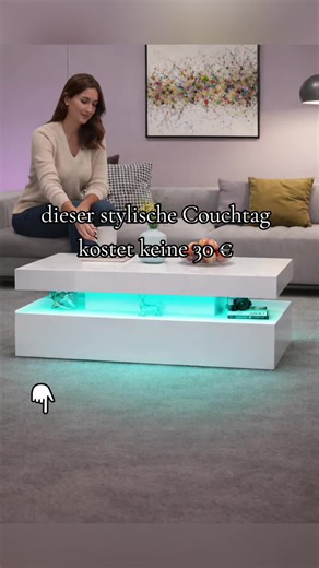 Stylischer Couchtisch unter 30 € für dein Wohnzimmer