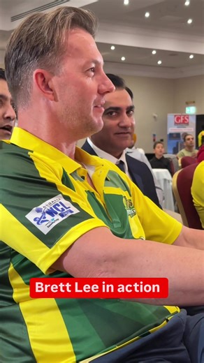 GFS Developments becomes official partner of Australia Champions in the World Championship of Legends (WCL) 2025 fixtures in the UK as GFS expands to Australia. Australia players join GFS at a press conf near Birminghams @ceo.irfanwahid @GFS Developments #GFS #gfsdevelopments #australiachampions #wcl2025
