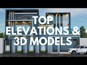 Best Modern Front Elevations Designs and 3D Models