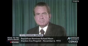 Nixon 1972 Election Eve Program