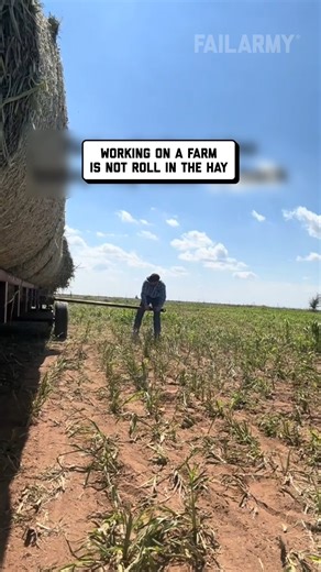 what in the hay just happened 😅 #farm #farmlife #fail #shorts #reels | FailArmy