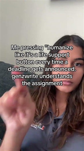 POV: A deadline gets announced and I instantly open the AI Humanizer 💀