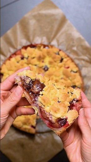 Plum Streusel Cake with Shortcrust Pastry 💜 Easy Recipe | Juicy & Crispy