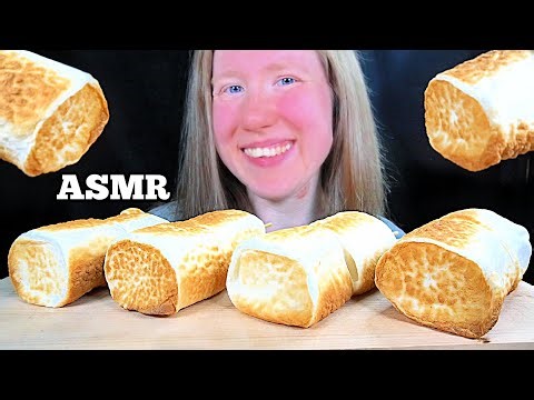 ASMR ROASTED MARSHMALLOWS MUKBANG EATING SOUNDS
