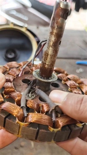 Ceiling fan bearing removing #fanrepairing #howtoremovebearing #fanbearingreplacement #ceilingfanrepairing #motorwindingtutorial #hipowerelectricworks | Hi power electric works