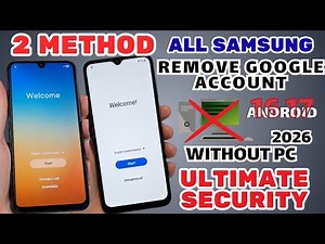 2 METHOD WITHOUT PC - Samsung Frp Bypass 2026 - Google Account Remove (New Update) Android 16