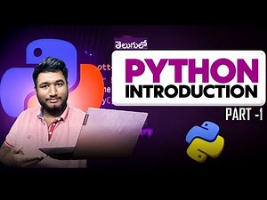 Python language Full Tutorial for Beginners inTelugu [Part -1] | Lecture 1 Introduction