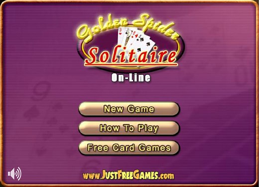 Golden spider solitaire gratuit plein écran