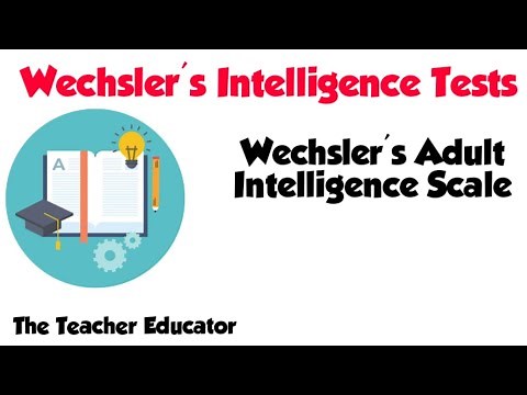 Wechsler's Intelligence Tests