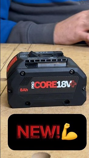 The new ProCore + 18v battery from BOSCH!💪 #boschpowertools #procore #powertoolnews #toolreviews