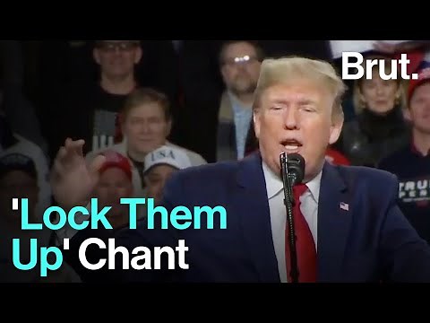 Compilation: 'Lock them up' Chants at Trump Rallies