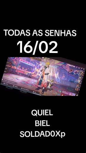 Novas Senhas Vip2v2 Atualizada Segunda 16/02#vip #Garena #2v2 #freefire
