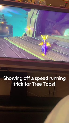 Spyro Tree Tops Speedrun Trick — Perfect Sync Jump