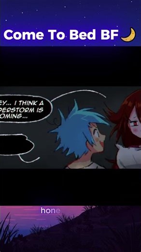 Come To Bed BF🌙 [FNF Comic📖] #fnf #fridaynightfunkin #shorts