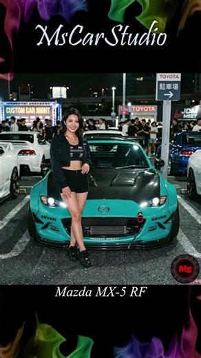 マツダ ロードスター RF レーシングカスタム JDM #mazda #ロードスター #mx5 #jdm #ai #miata #mscarstudio