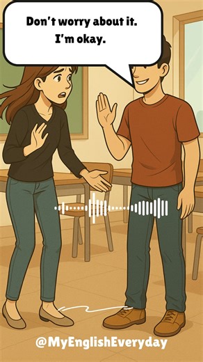 Accidentally Stepping on Someone’s Foot | Easy English Conversation for Beginners #79 #shorts