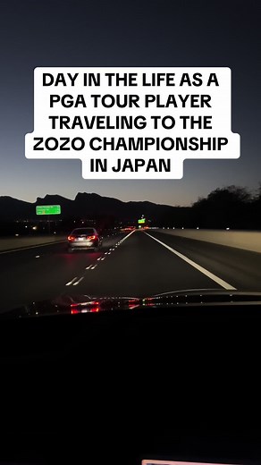 PGA Tour Player's Journey to Zozo Championship in Japan