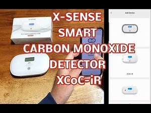 X-Sense XC0C-iR Smart Carbon Monoxide Detector, Wifi, App