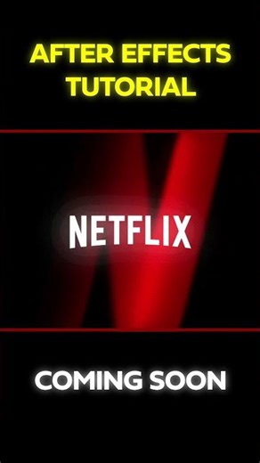 Netflix Style Intro - After Effects Tutorial #netflix #vfx #tutorials