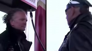 Meeting a local motorcycle group