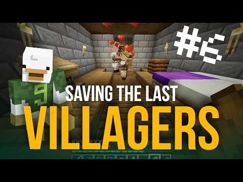 Rescuing the Last Villagers & Building a Breeder Near My Cave Base | Minecraft Survival Ep 6