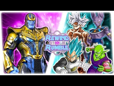 THANOS vs BEERUS, GOKU, VEGETA, & MORE! (Avengers: Infinity War Animation) | REWIND RUMBLE Bonus!