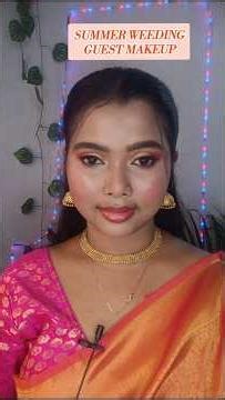 Summer Wedding guest makeup look #shorts