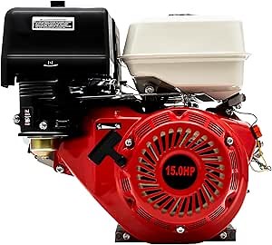 420CC 15 HP 4-Stroke Gasoline Motor - Recoil Start Go-Kart Engine