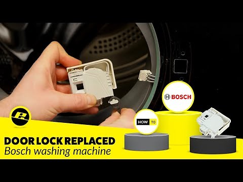 How to Replace a Bosch Washing Machine Door Lock (Washer Interlock Changed)