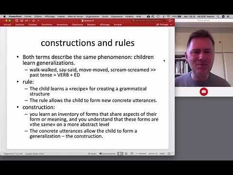 Children's early grammar