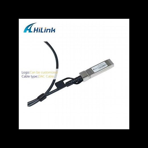 10G SFP+ to SFP+ Passive Direct Attach DAC Fiber Optic Cable 1M 10G DAC Cable