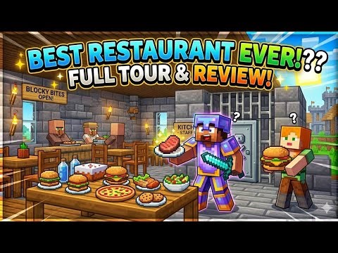 The Ultimate Modern Restaurant Build | Minecraft Tutorial