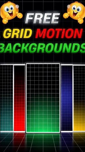 🔥FREE Animated Grid Backgrounds for Creators 🔥