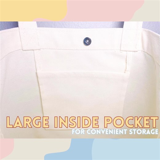 Personalized Animal Canvas Tote Bag: Custom Name Kids Bag - Etsy