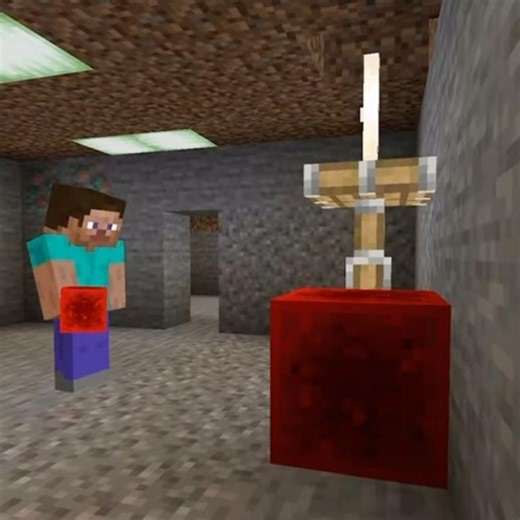 Minecraft Secret Basement Adventure! 🏰 #minecraft #steve #funny #steve #beststeve