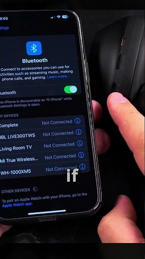 iPhone Connect Sony WH 1000XM5 Headphones After Pairing Part 3