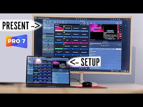 Setup ProPresenter 7 on one computer, Present on another