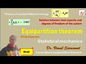 Equipartition theorem | L-4 | Statistical mechanics | With notes