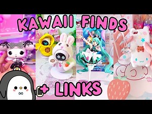KAWAII ALIEXPRESS HAUL | TIKTOK MADE ME BUY IT FINDS | CUTE MERCH WITH LINKS SANRIO MUST HAVES