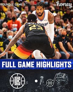 Total team win. Honey highlights from Game 5 in Utah. | L.A. Clippers