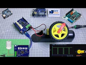 Arduino Uno R4 - Real-Time DC Motor Speed and Direction Control with Motor Shield