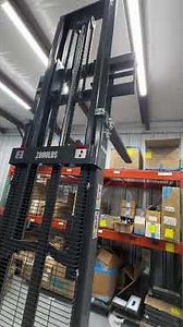 Lot 30 - www.rosensystems.com - Online AUCTION July 15th - EKKO EB13E Electric Straddle Stacker