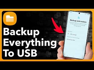 How To Backup Everything On Android Phone To USB Drive