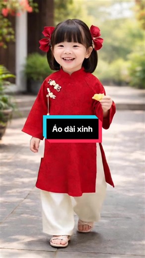 Áo dài xinh lung linh đón tết #aodaitet #aodaichobe #begai #bavagiftbag #tet2026
