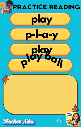 Reading Practice for Kids 📚 | Learn to Read Easy Sentences | PLAY