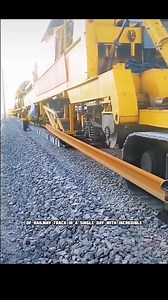 Railway Track Laying Machine 😱 | #shorts #viralvideo #fact | FactFinder