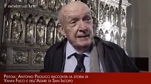 Antonio Paolucci, ex direttore dei Musei Vaticani ed ex ministro dei Beni Culturali, racconta a Finestre sull'Arte la storia di Vanni Fucci e dell'Altare di San Iacopo della cattedrale di San Zeno di #Pistoia. L'occasione dell'incontro è stata la presentazione del nuovo libro, edito da #GiorgioTesiEditrice curato dalla storica dell’arte #LuciaGai e forte d'un apparato di immagini scattate da #NicolòBegliomini, avente come oggetto proprio l'Altare argenteo di San Iacopo. Riprese: #LorenzoMarianes